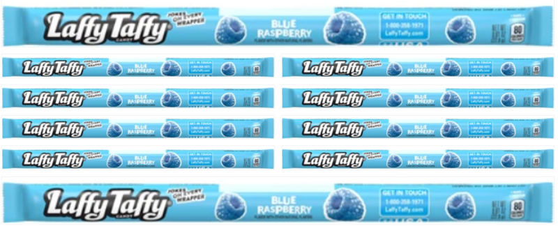 Blue Raspberry Laffy Taffy Rope