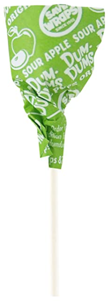 Sour Apple Dum Dums Pop