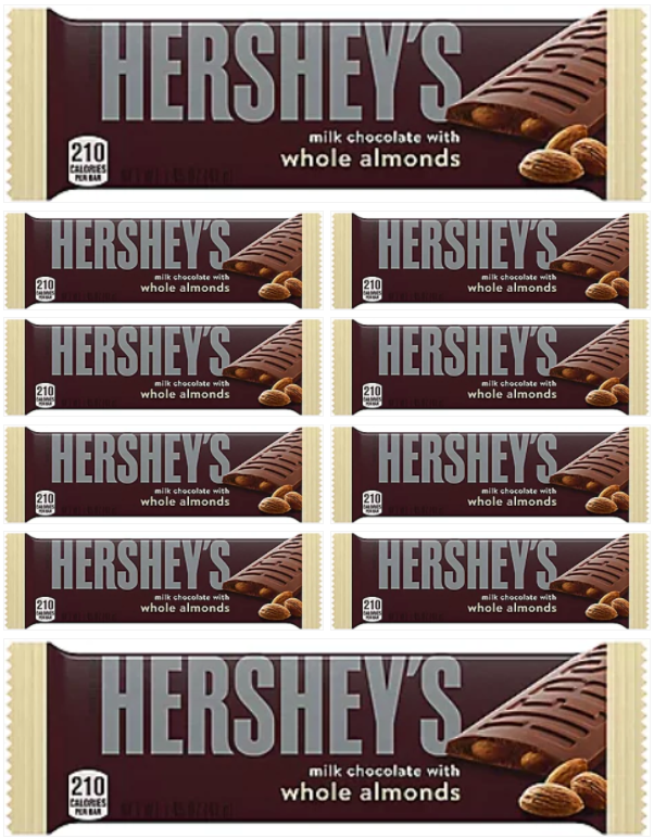 Hershey's Milk Chocolate with Almonds Bar