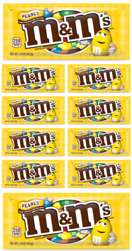 M & M's Peanut Milk Chocolate