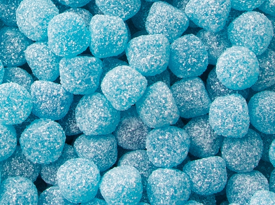 Blue Raspberry Flavored Candy Box