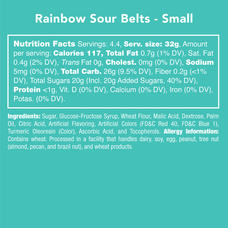 Rainbow Sour Belts