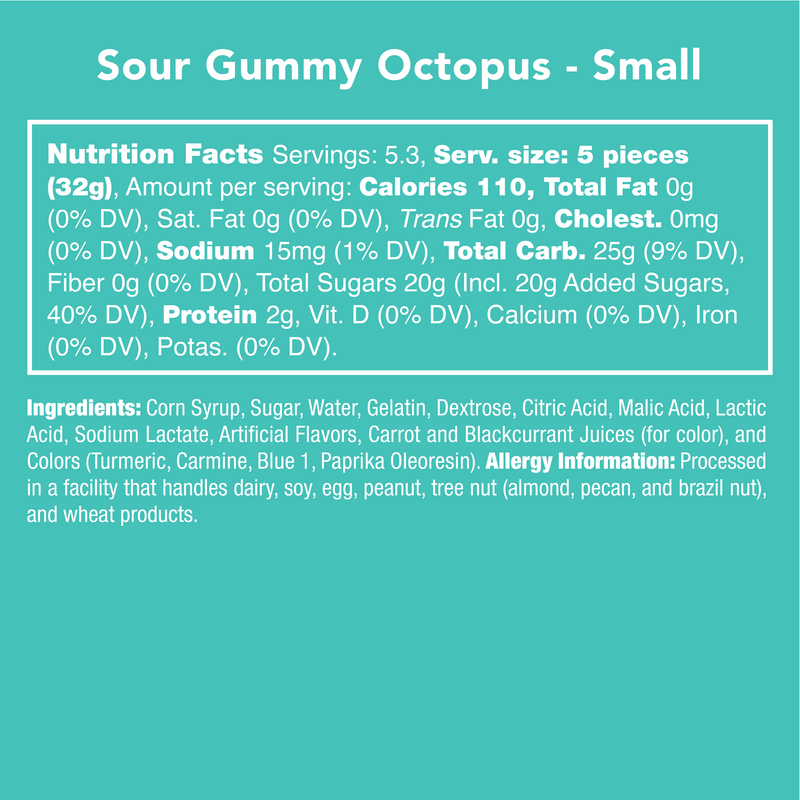 Sour Gummy Octopus